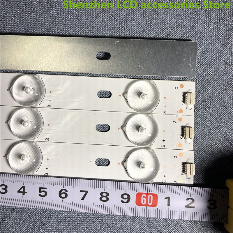5 stück/lot für 32 -zoll-lcd-tv-hintergrundbeleuchtung (zdjk -315 d 08-zc14f-04 8 led 6v 590mm aluminium).