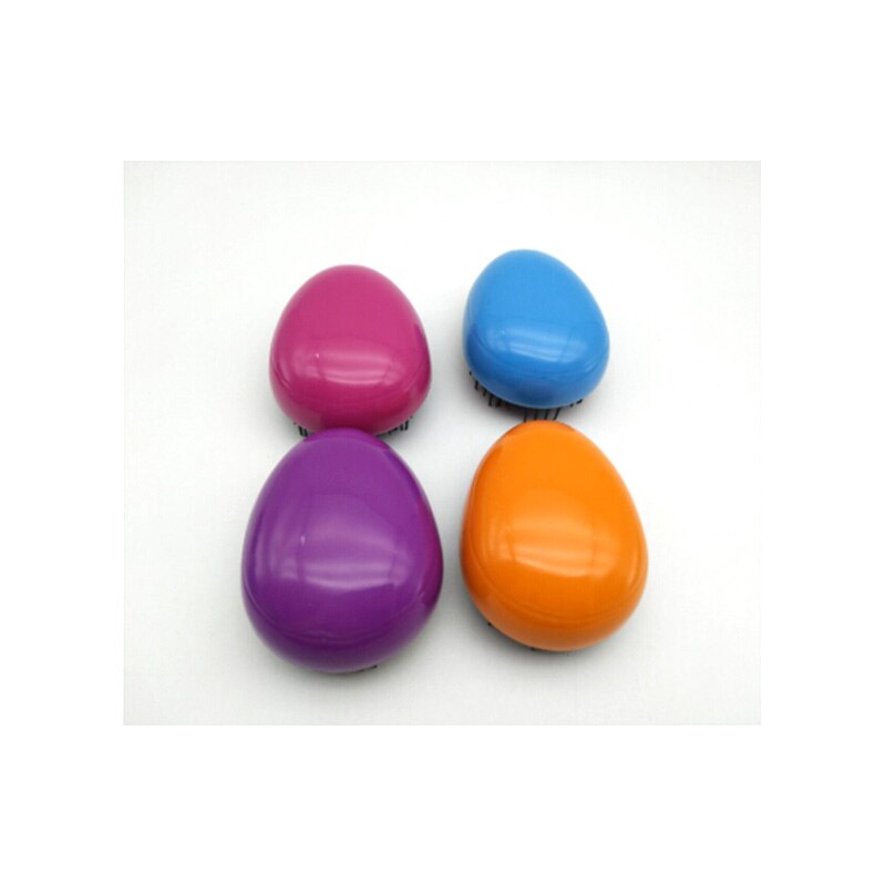 Brosse à cheveux en forme d'œuf, outil de coiffure antistatique, peigne démêlant, Salon, soins capillaires, voyage, 1 pièce