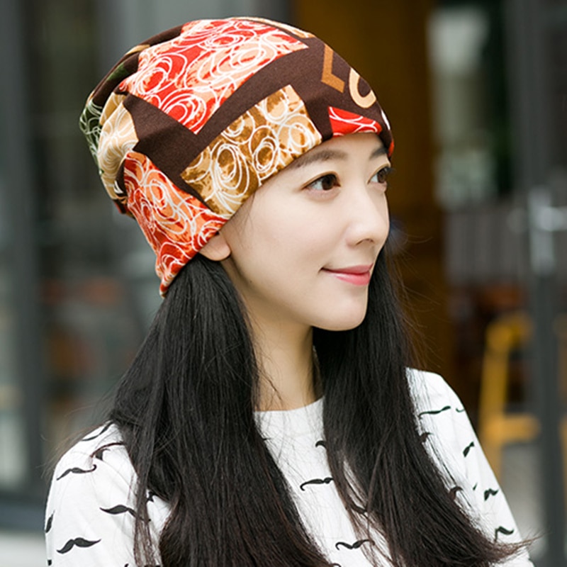 Popular Winter Hat Women Knit Slouchy Beanie Girls Bonnet Skull Baggy Warm Female Scarf Gorro Feminino Inverno Cap