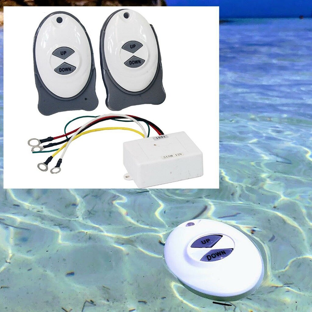 Anchor Remote Windlass Wireless Switch Boat Sail Trim Controller for Marine, Yachat, Boat