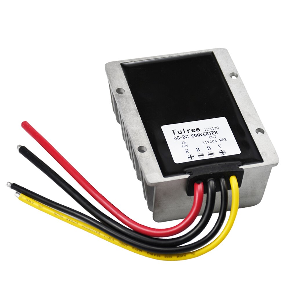 Voltage Regulator DC DC 10-23V Step UP to DC 24V 20A Buck Transformer 12V to 24V Converter