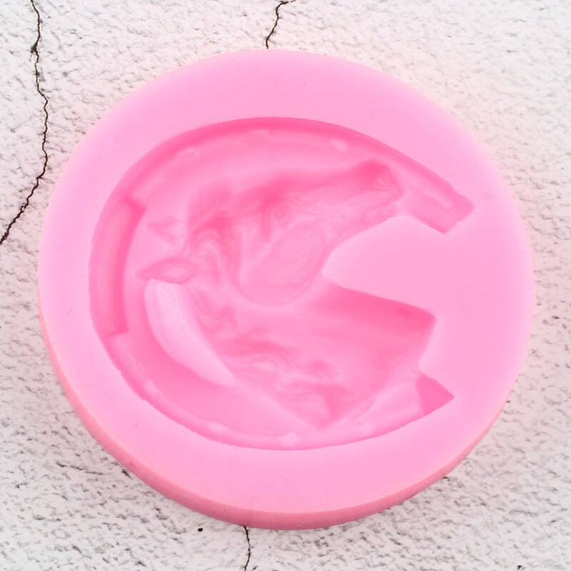 Hoefijzer Silicone Mold Paard Fondant Cake Decorating Gereedschap Diy Sugarcraft Cupcake Topper Candy Hars Klei Chocolade Mallen