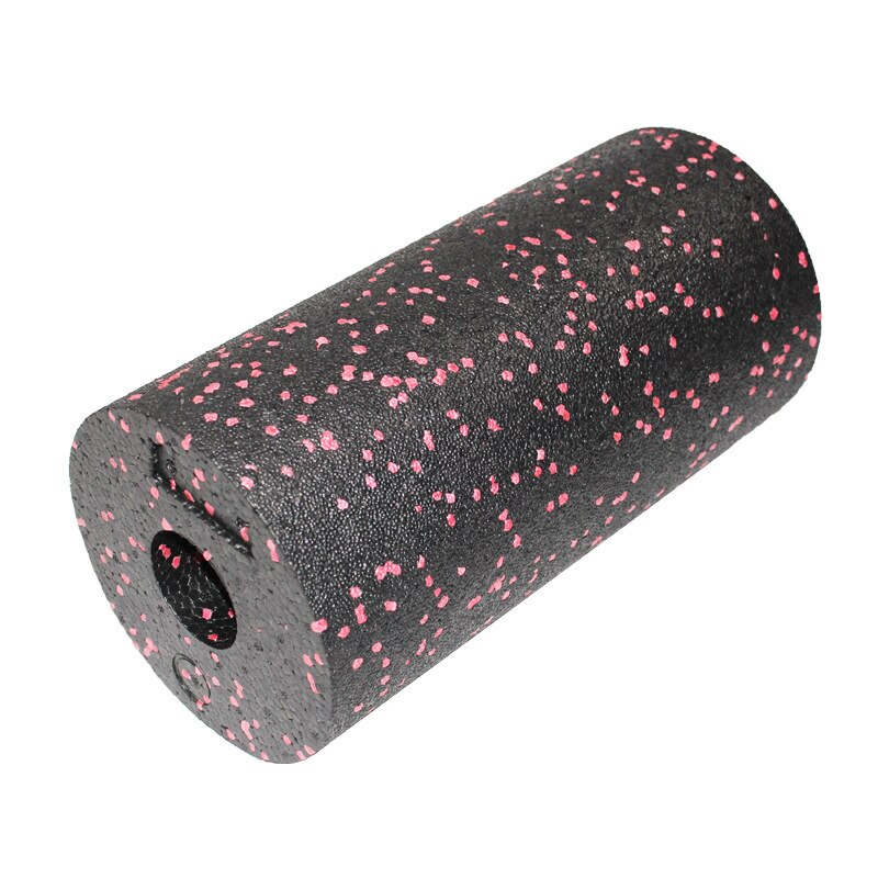 Kit de rodillo de espuma para Yoga, alta densidad, EPP, cacahuete, pelota de masaje, Pilates, ejercicios corporales, gimnasio para entrenamiento de puntos gatillo, 30x15cm: Rosa