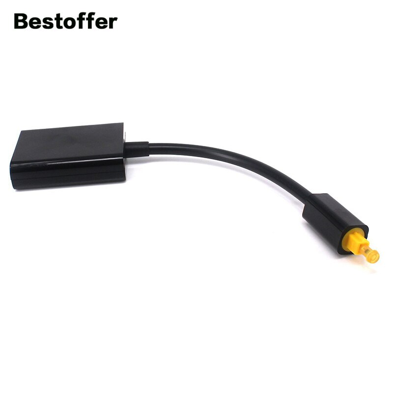 20CM Toslink Digital Optical Audio Fiber Cable 2 in 1 out Splitter Adapter