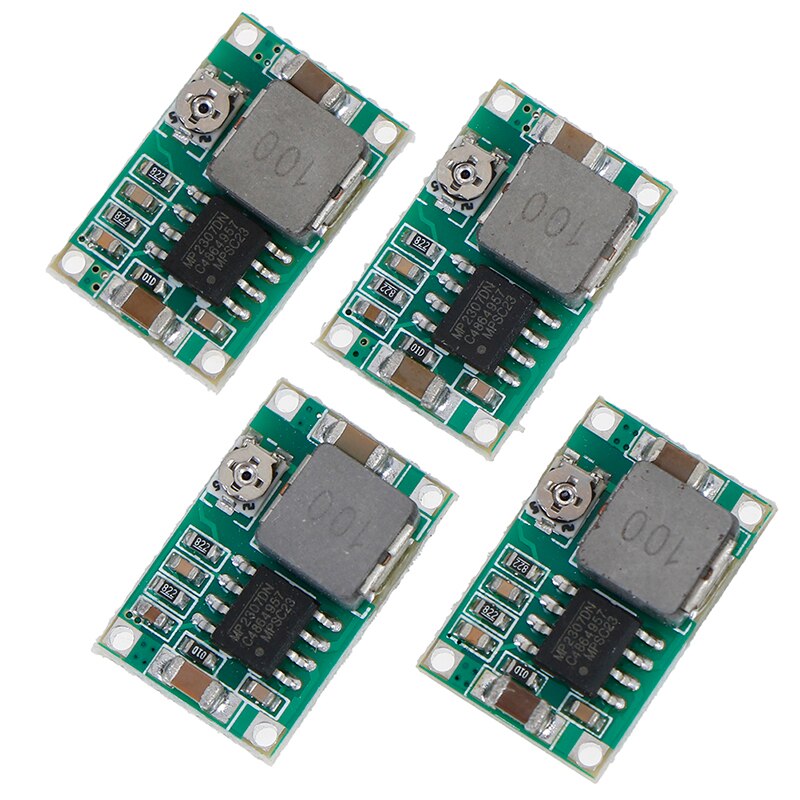 4Pcs DC 4.75V-23V MP2307 MINI360 3A DC-DC Step Down Power Supply Converter Module
