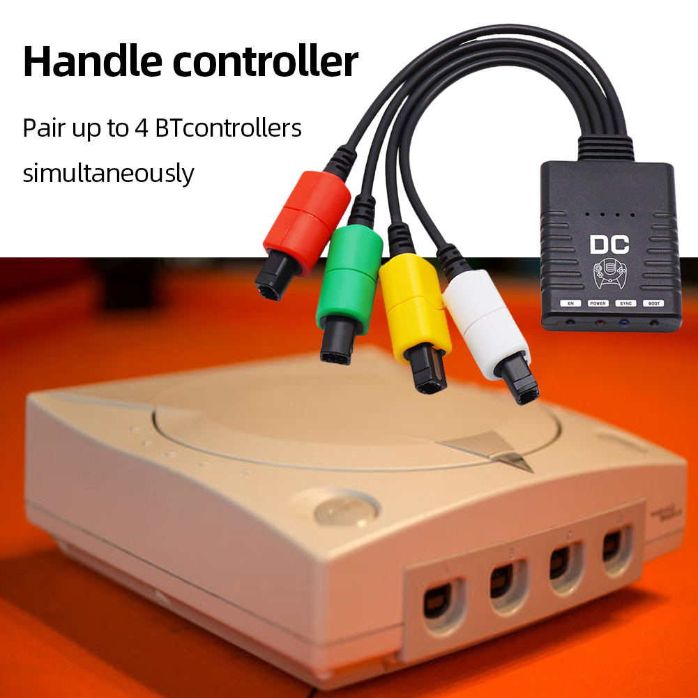 BlueRetro Wireless Game Controllers Adapter Low Latency Gamepad Converter Adapter Controllers Adapter for SEGA DreamCast Console