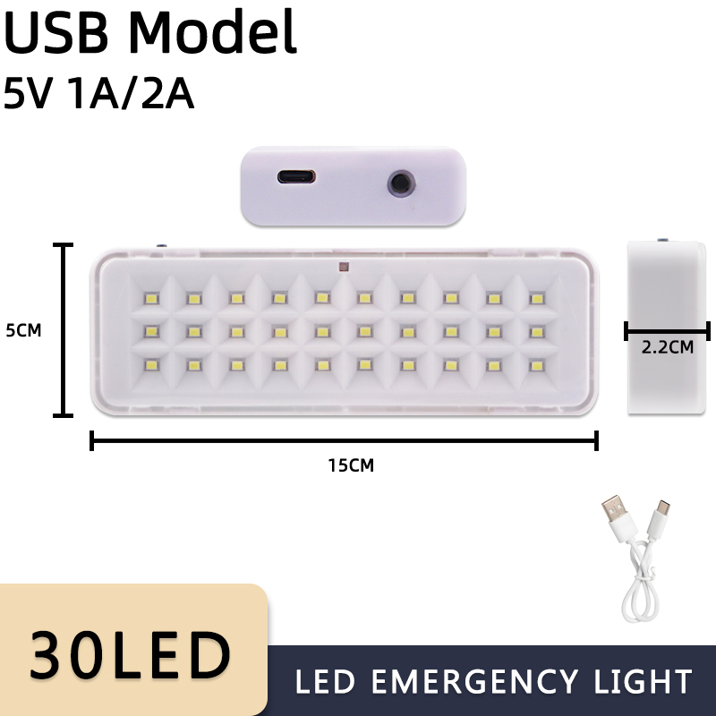 LED Emergency Light Rechargeable Portable Indoor F... – Grandado