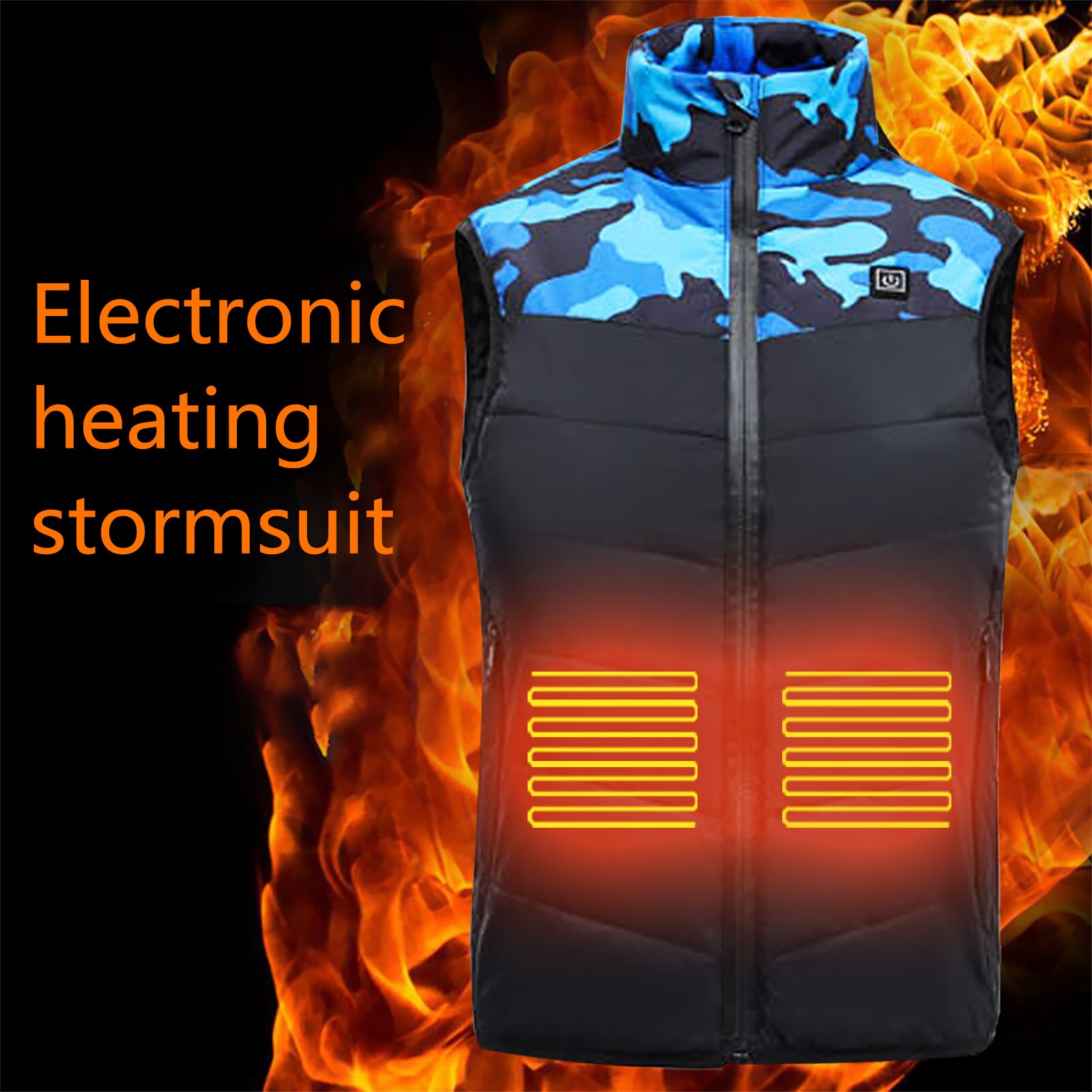 Revestimento aquecido usb térmico do revestimento do revestimento impermeável wintproof inverno aquecido para o miúdo, casaco de carregamento elétrico aquecido quente para o esqui: XXXL / A