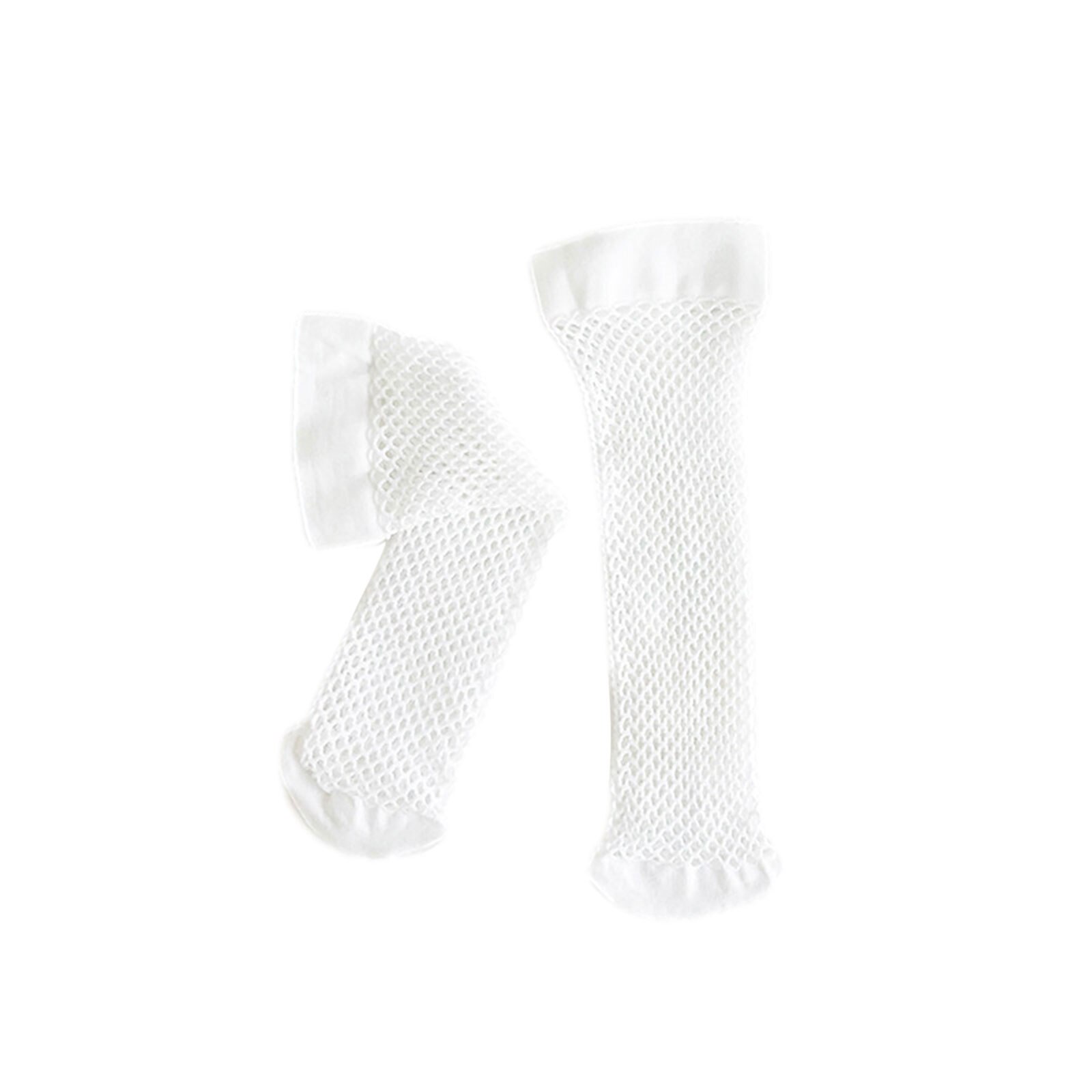 Citgeett Summer Kids Girls Stocking Solid Color Hollow Out Socks Long Socks for Spring Summer Suit 3-8Years: I