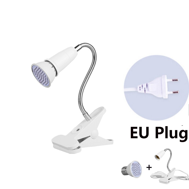 Fullspektret ledet vokse lyspære  e27 vokselys phyto vokse plantelampe til innendørs hydroponics blomst drivhus 220v 30 lysdioder: 72 lysdioder med eu-plugg