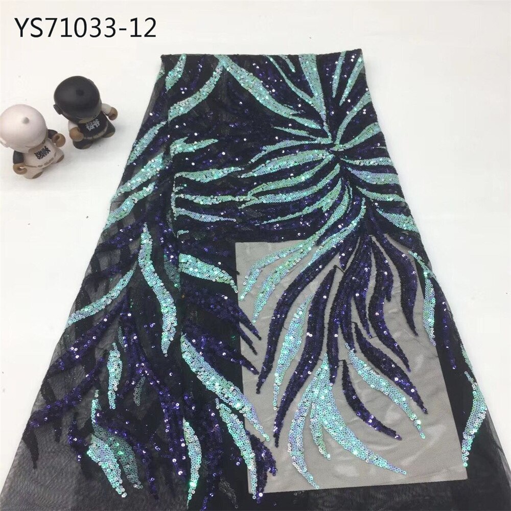 Africa's newest pink very shiny piece embroidery transparent mesh fabric cover mail skirt fabric bride wedding: 12