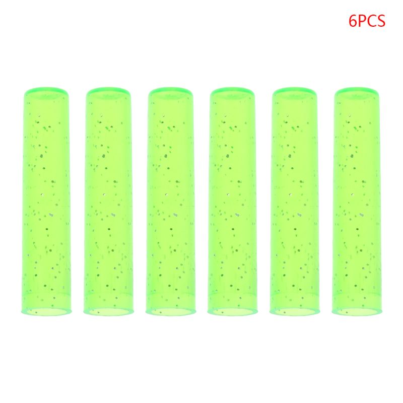 6 stk sød blyanthætte ærme dække extender plast beskytter skoleartikler   b36c: Grøn