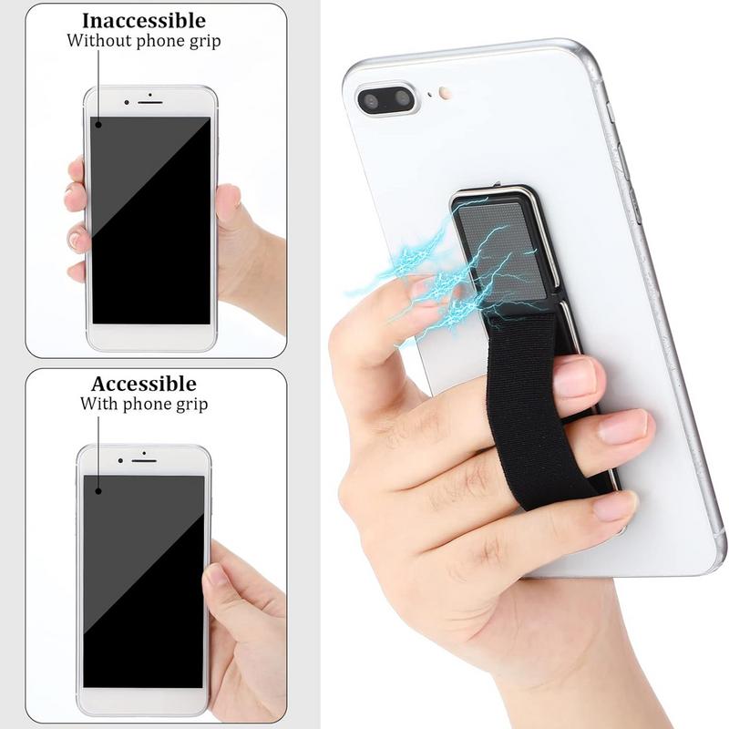 Universal Cellphone Finger Kickstand Mobile Phone Finger Strap Grip Phone ABS Wristband Holder Grip Telescopic Holder #W0