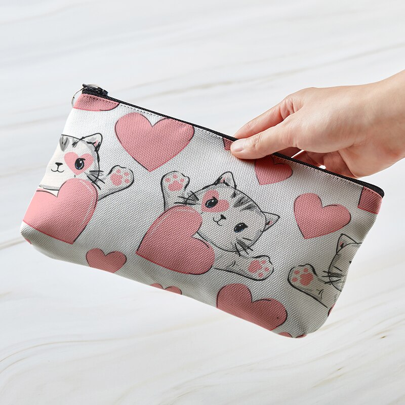 Tragbare frauen Lustige Karikatur 3D Schädel Kaninchen drucken Kosmetik Tasche Weibliche Nette machen-hoch Lagerung Beutel Organizer Schönheit Fällen: Stil6