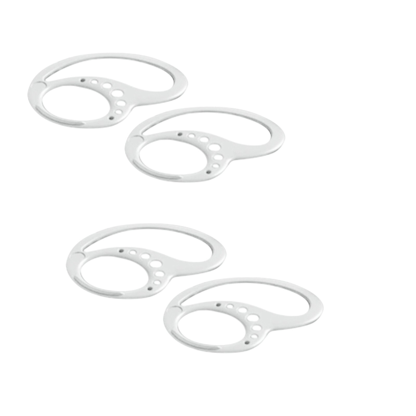 Comfortable Earhooks Compatible All Earbuds Hook-shaped Sports Earphone Holder: White