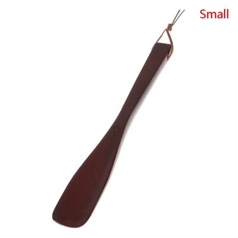 Long 25cm 40cm 54cm Craft Wooden Shoe Horn Dutch Wood Handle Shoehorn Lifter with Hanging Rope for Shoes Accessorie Horns: 25cm