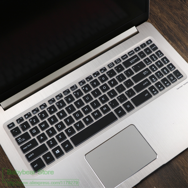 15.6 cal osłona klawiatury skórka ochronna do asusa VivoBook Pro 15 N580G N580GD N580VD N580 M580 NX580VD YX570ZD YX570ud YX570: black