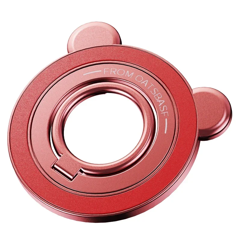 Oatsbasf Magnetischer Telefongriffhalter, tragbarer Telefonständer 360° ° Drehung 90er ° kippen verstellbarer Fingerring-Ständer für praktisch: verrotten