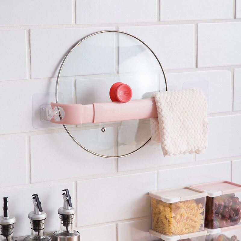 Porte-serviettes rétractable en plastique, sans perforation, cloison sanitaire, porte-serviettes simple