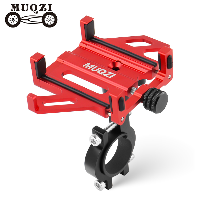 ​ ​ MUQZI Soporte para teléfono para bicicleta Soporte universal para manillar de motocicleta Soporte para teléfono celular 360 ° Rotación para Smartphone de 4,5-7 Pulgadas