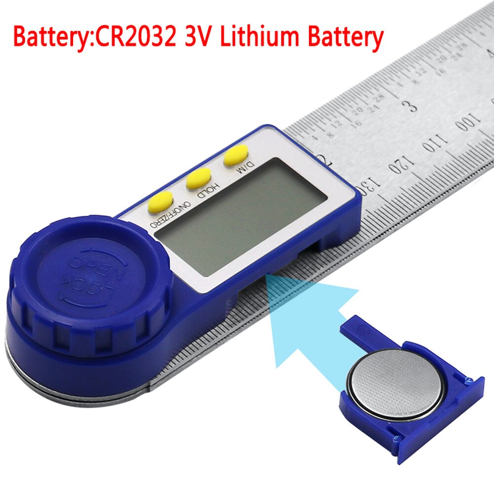 Digital Protractor 300mm Digital Angle Finder Protractor Ruler Meter Inclinometer Goniometer Level Electronic Angle Gauge