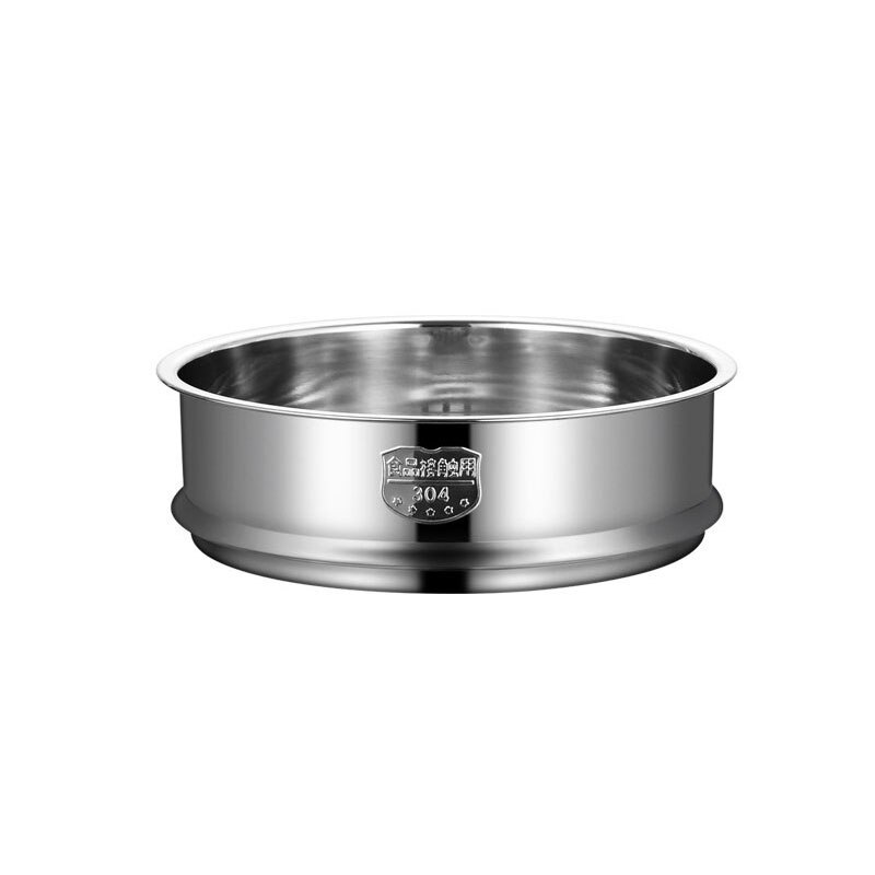 304 Stainless Steel with Double Ear Drain Basket Rice Cooker Food Steaming Grid TrayPot Dumplings Steamer Kitchen Cooking Tools: 6
