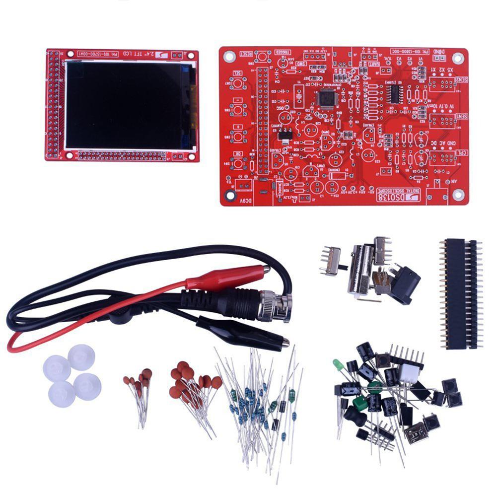 Fully Assembled Digital Oscilloscope With Acrylic Case Short-circuit Open-circuit Detection E-learning Kit Compatible For Dso138