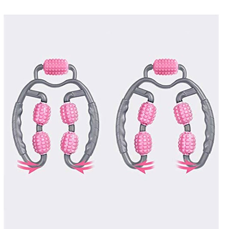 Ring clip been verstelbare 5 wiel foam roller foam as dunne been voor ontspanning arm been nek spierweefsel fitness workout