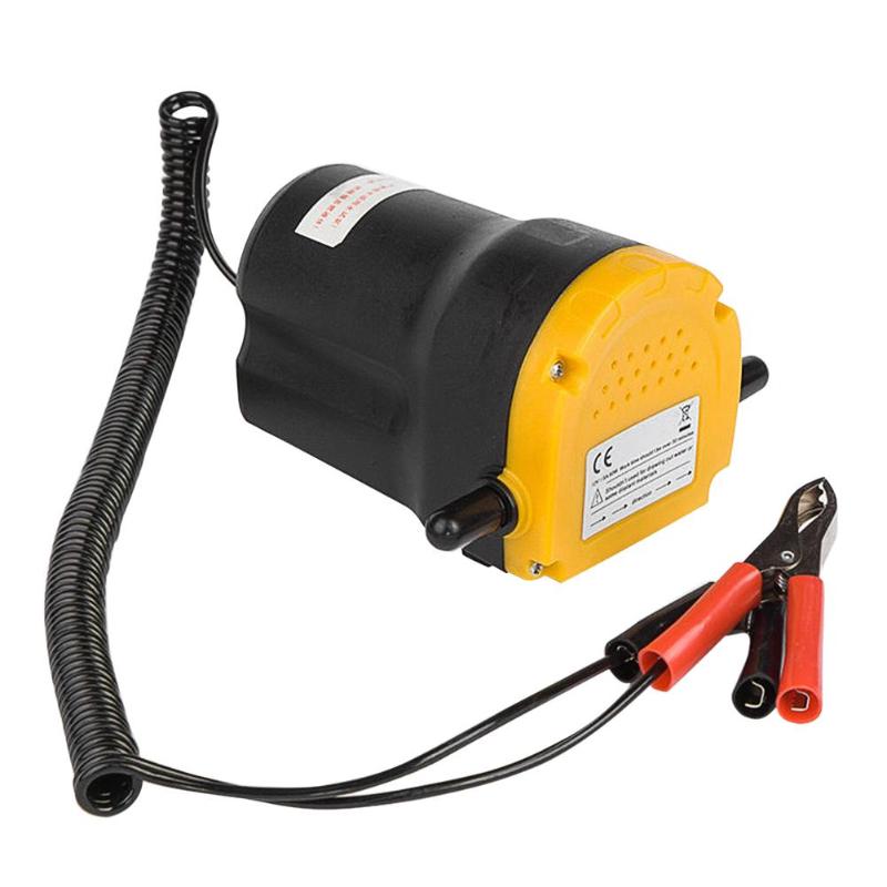Car Gas Pump 12/24V 60W Car Electric Submersible Pump Fluid Oil Drain Extractor Scavenge Transfer Pump for Auto Car Boat Mot