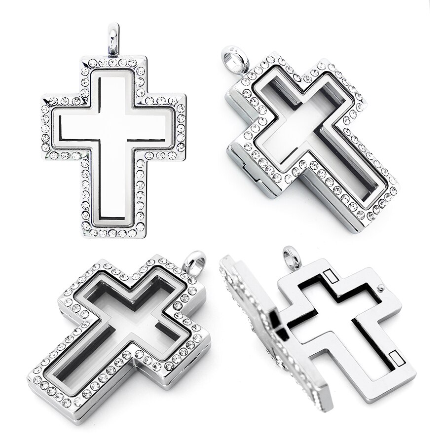 Medallón de cristal flotante para mujer, colgante de cristal con recuerdo de vida, fabricación de joyería, accesorios para , 1 unidad