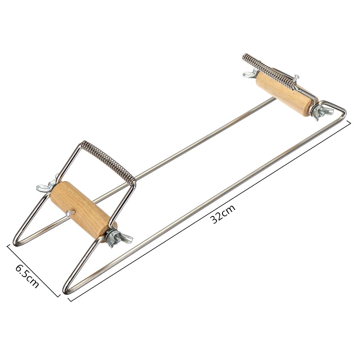 Perle Webstuhl Kunst Handwerk Gürtel Stirnband Schlüssel Kette Weben, Der Maschine Friesen Werkzeug Metall + Holz Tragbare Leichte 32x6,5 cm
