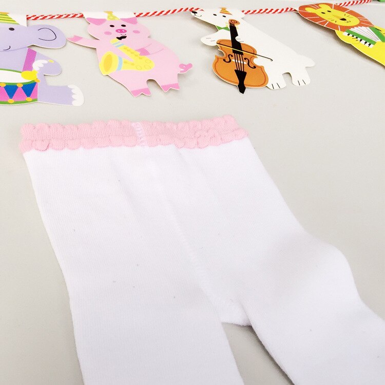 Vêtements d'hiver pour jolies filles | Leggings de danse à rayures, avec nœud en dentelle, vêtements pour petites filles de 0 à 36M