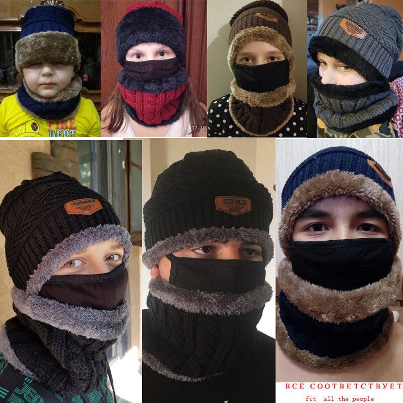 Nekwarmer wintermuts gebreide muts sjaal muts wintermutsen voor mannen gebreide muts heren muts gebreide muts skullies mutsen