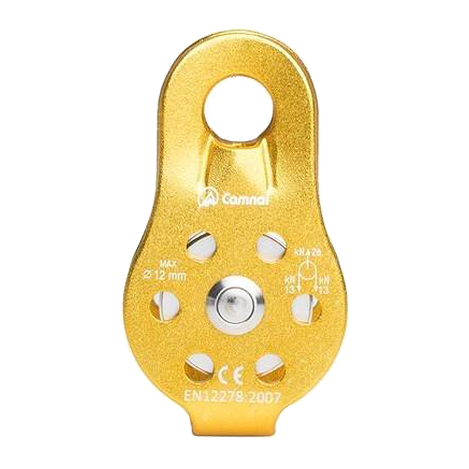 Polia lateral fixa de levantamento de resgate, equipamento de escalada, linha zip, carrinho de cabo de velocidade rápida, polia de corda resistente