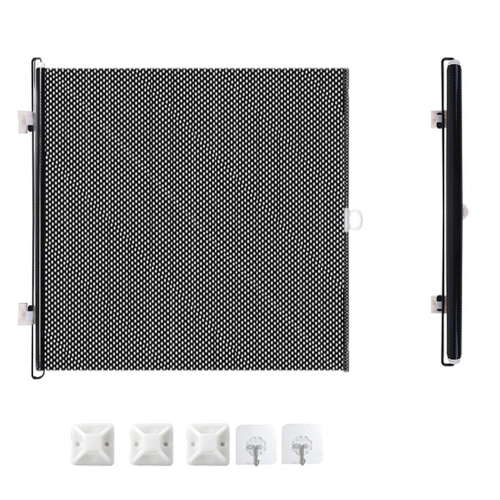 Garde rétractable clôture porte barrière universelle boîtier de sécurité pour animaux de compagnie pliant avec crochet enfant barrière clôtures escaliers