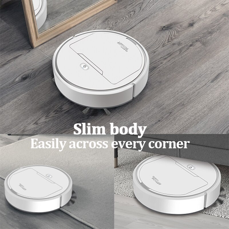 2500Pa Robot Vacuum Cleaner Powerful hand washing for Smart home mopping sweeper Sweep&Suction&Mop 3 in 1 For Hard Floor&Carpet