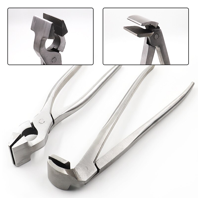 Läderkantjustering tryck platt tångklämma för handväska läderpåse gör tång diy handverktyg fasta tång