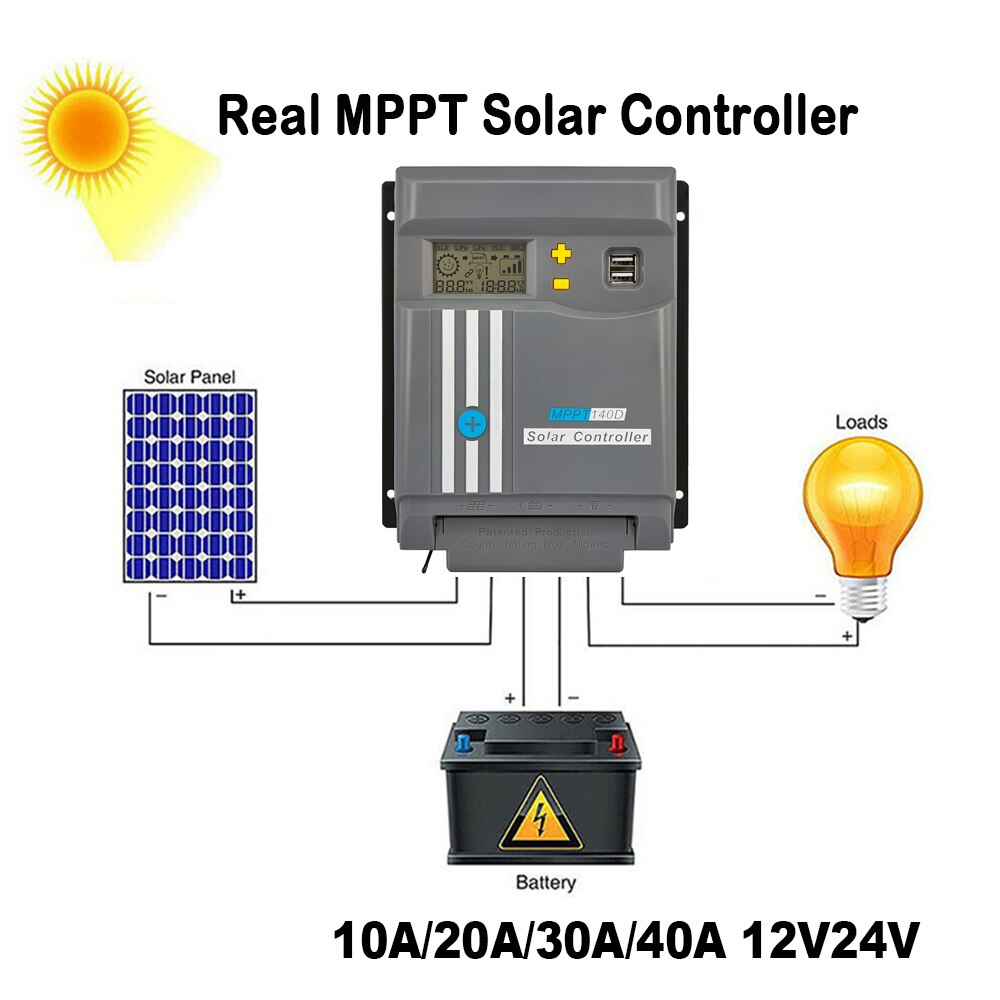 Mppt Solar Controller Lithium LifePo4 10A 20A 30A Grandado