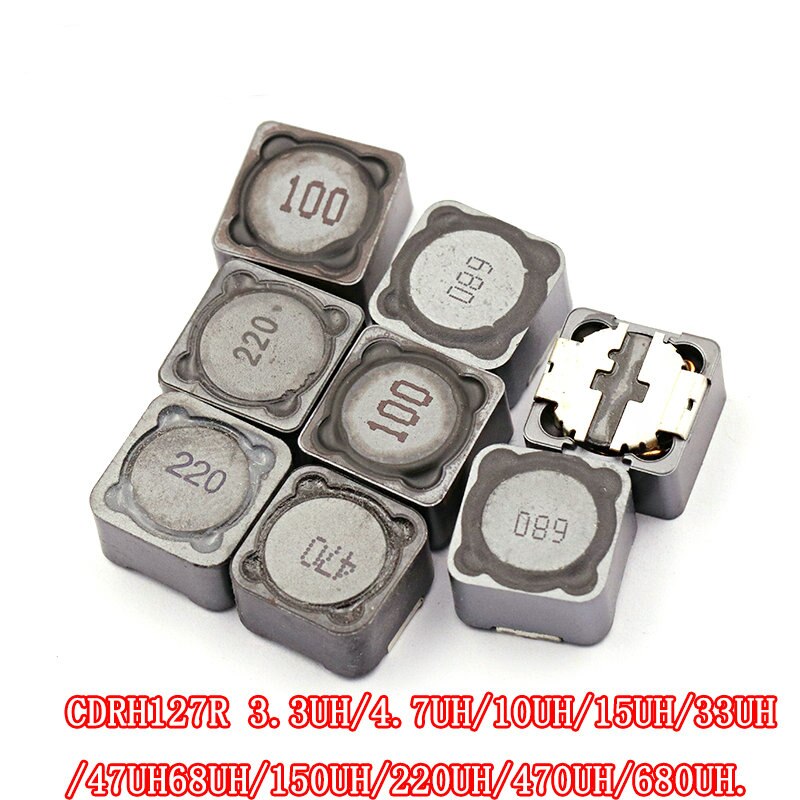 5PCS CDRH127 CD127 CDRH127 10/15/22/33/47/68UH 12*12*7 SMD Power inductor