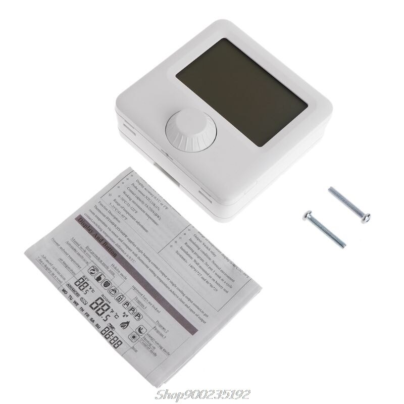 LCD Display Wall-hung Gas Boiler Thermostat Weekly Programmable Room Heating Digital Temperature Controller Thermostat S15 20