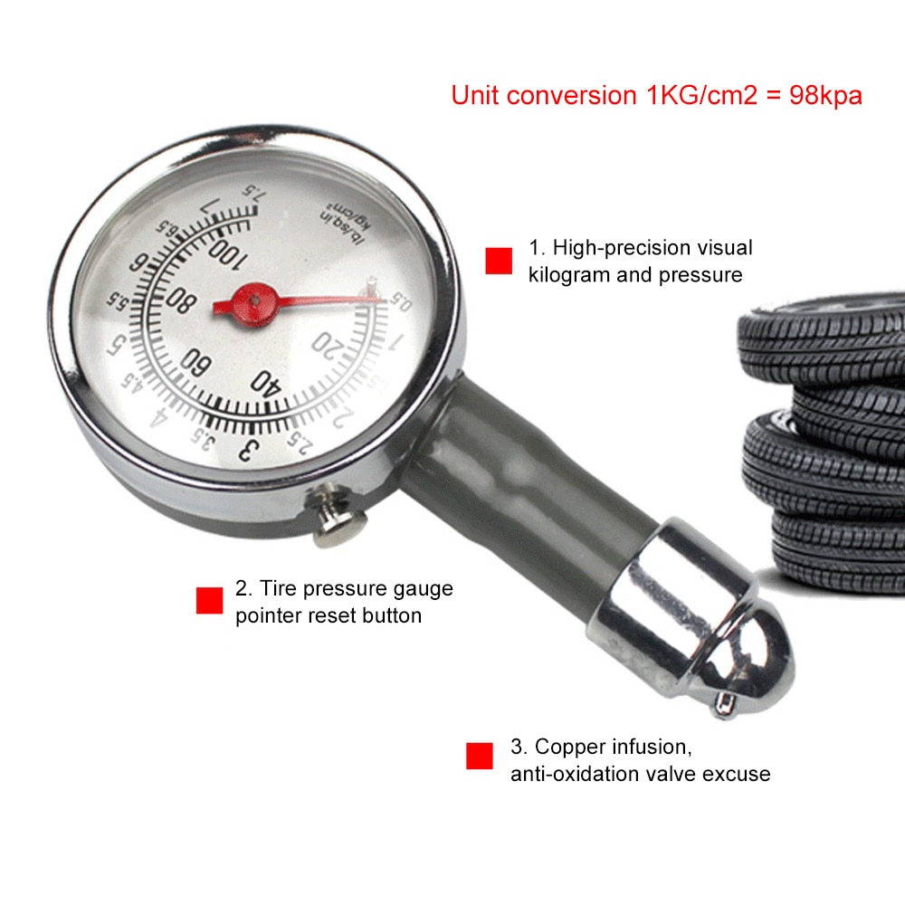 Tyre Air Pressure Gauge 0-100 PSI Meter Tire Pressure Gauge Vehicle Tester Monitoring System Car Diagnostic Tool