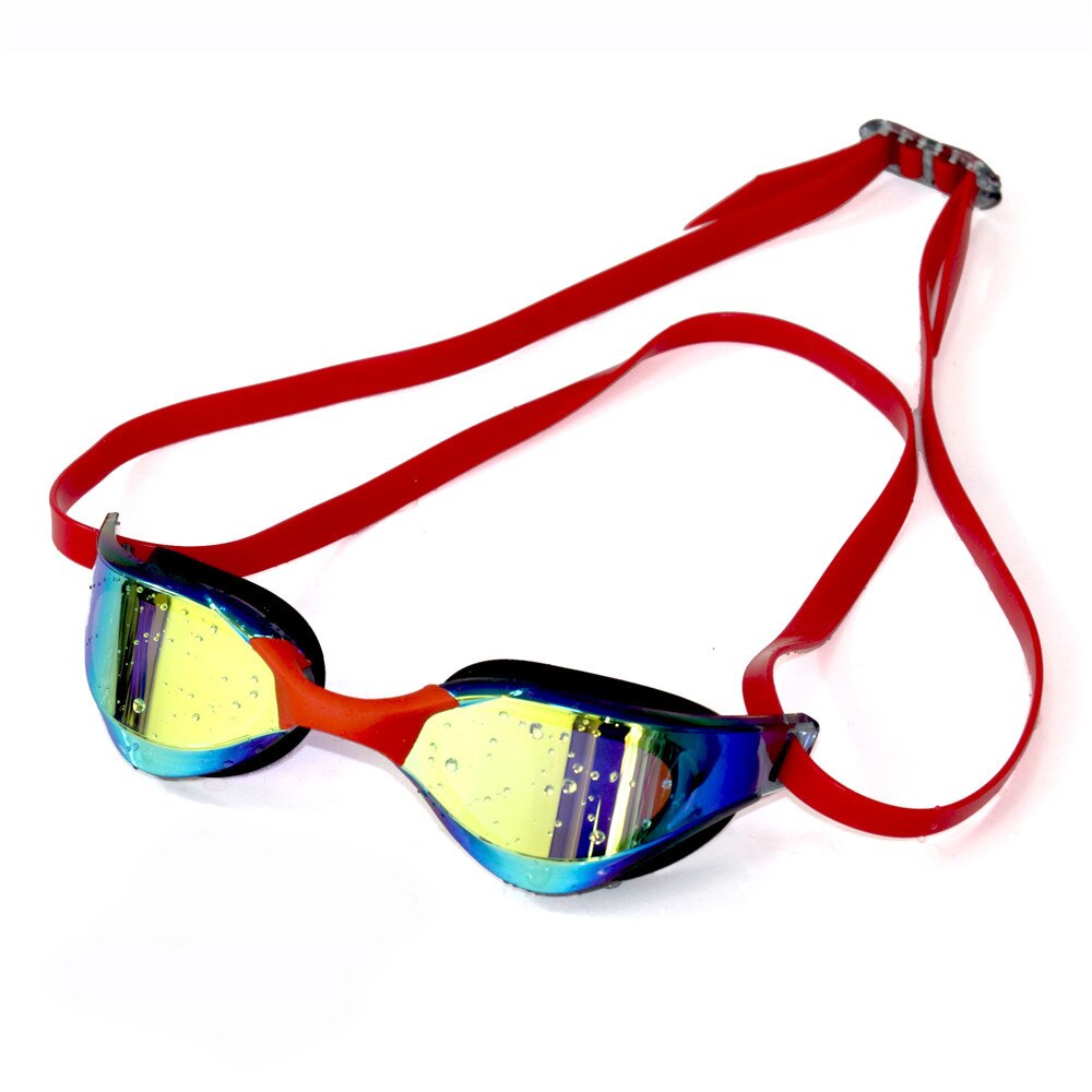 SUPERZYY Adult Anti-fog UV protection Lens Men Women Swimming Goggles Waterproof Adjustable Silicone Swim Glasses: Color 7