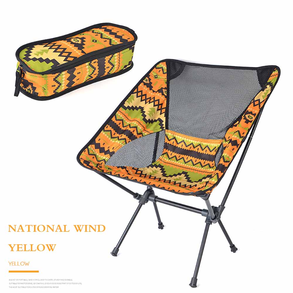 Rejse ultralet picnic stol udendørs camping sæde lys bærbar bælte stærk holdbar bærbar fritid rejse sommerlejr sport