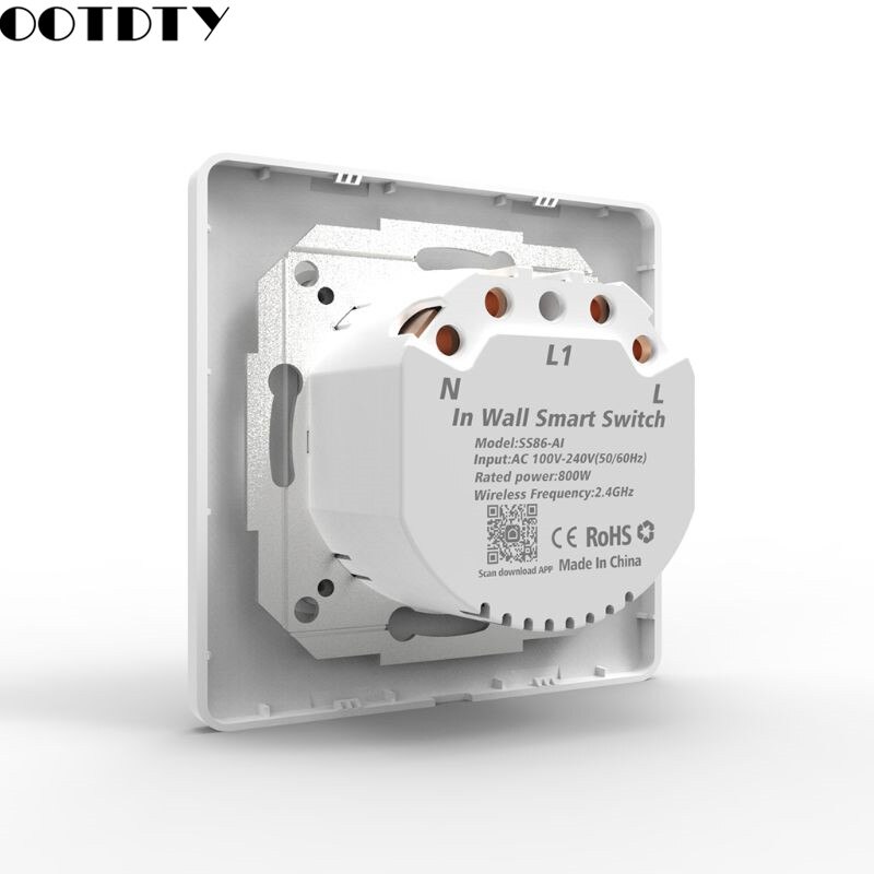 Smart WiFi Wall Socket Intelligent Remote Control EU 16A Wall Outlet Hands-free Voice Control Scheduled Timing Setting