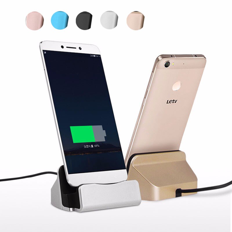 Docking Station Charger For iPhone Samsung Xiaomi Android Type C Desktop Charging Dock Stand Holder Micro USB-C Phone Chargers