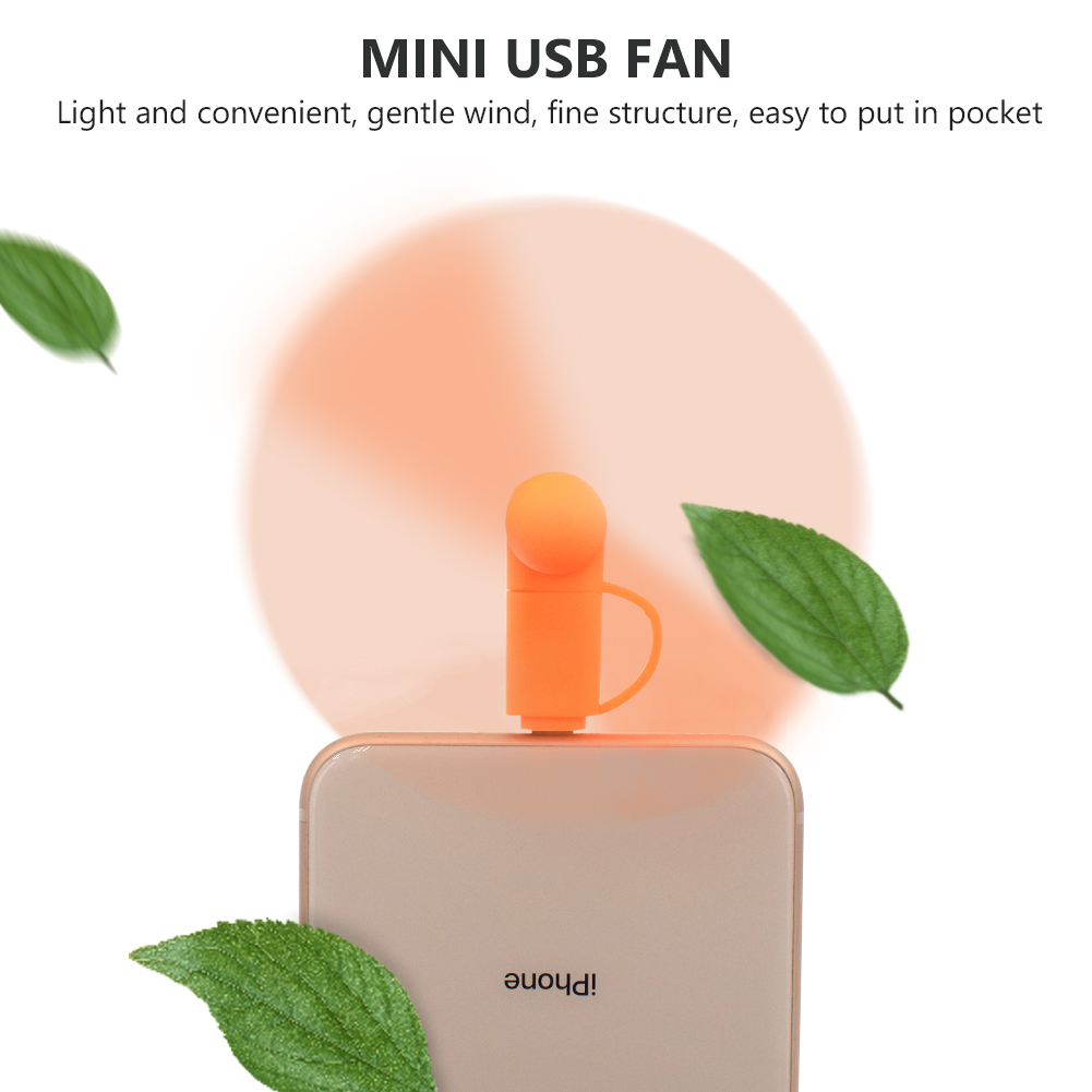 TPE Plastica DC 5V 2-in-1 Ventola Di Raffreddamento USB micro USB Del Telefono mobile Del dispositivo di Raffreddamento del Ventilatore per IPhone Del Telefono Delle Cellule del androide forte Vento A Basso Rumore