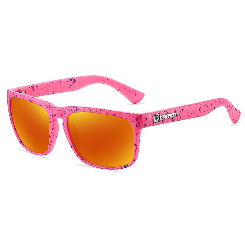 QUISVIKER-gafas de sol cuadradas clásicas para hombre y mujer, lentes de sol coloridas para deportes al aire libre, playa, pesca, viajes, UV400: H10
