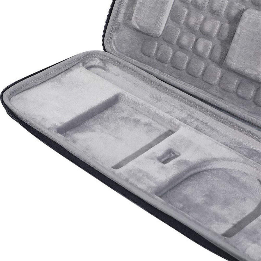 Keyboard Storage Box Pack Hard Keyboard Storage Carrying Case Waterproof EVA Protective Bag for Logitech