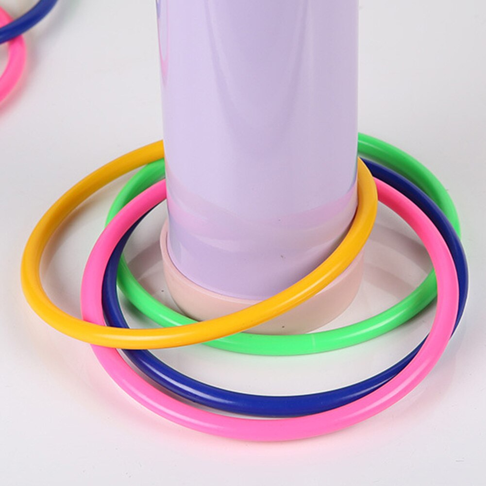 10 Pcs Tuin Sport Zwembad Outdoor Speelgoed Snelheid Fun Kinderen Games Quoits Plastic Toss Ring Hoop Kleurrijke Kids Agility Praktijk