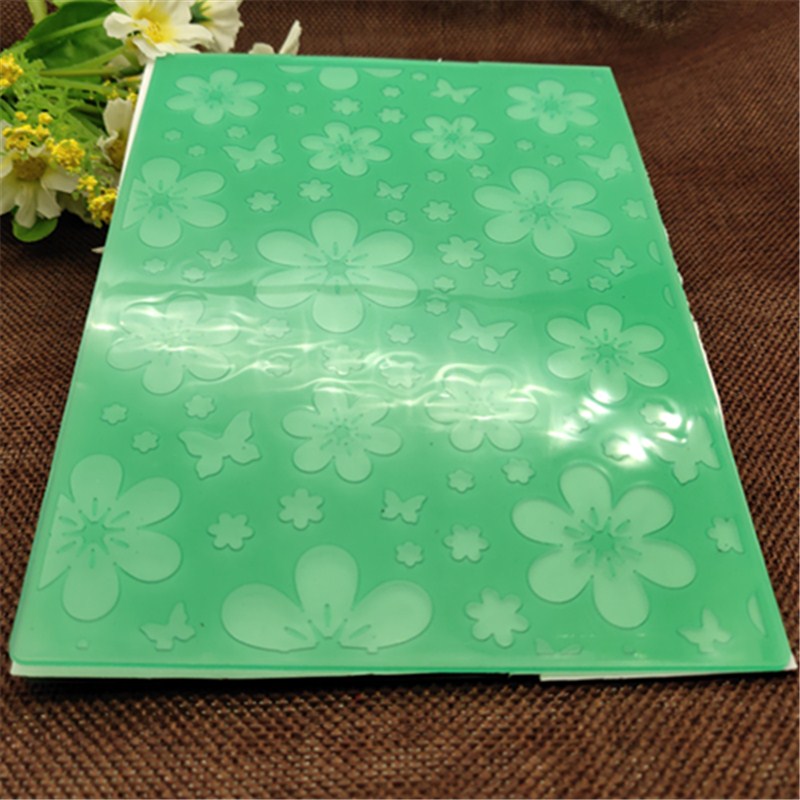 OTCRAFT 3D embossing map voor kaarten maken, bloemen